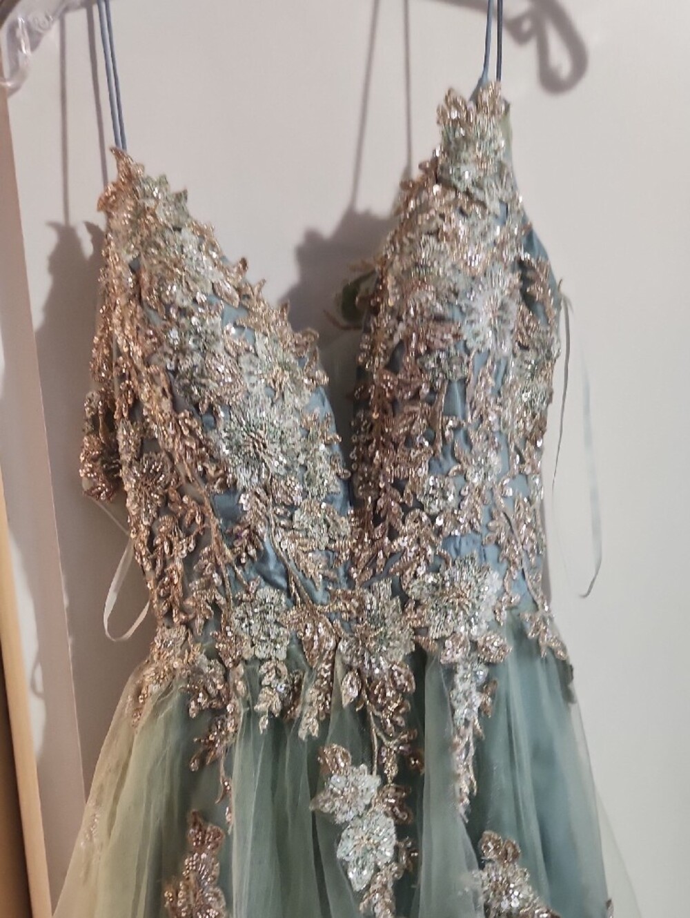 Colette Mon Cheri Women's  Satin Cotillion Evening Ball Cocktail Dress Sz 4 - Picture 2 of 16